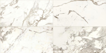 12x24 Marble Attache Natural Marble-Look Matte Smooth Porcelain Tile