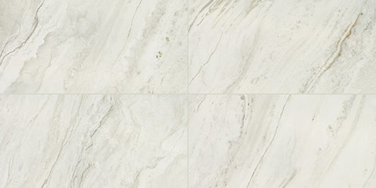 12x24 Famed Natural Marble-Look Polished Smooth Porcelain Tile