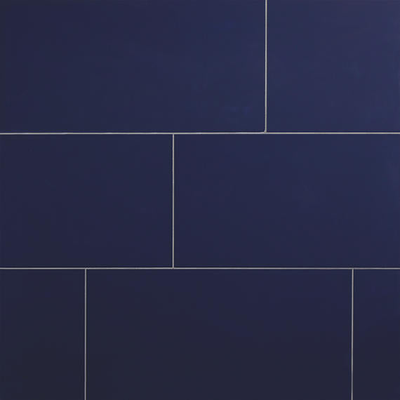 12x24 Luminique Handcrafted Solid-Color Glossy Smooth Ceramic Tile