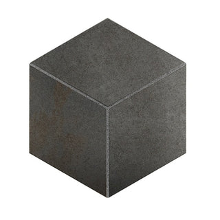 12x12 Emergent Hexagon Mosaic Stone-Look Satin Geometric Cube Porcelain Tile