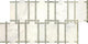 9x15 Lavaliere Framed Mosaic Mixed-Color Polished Natural Marble Tile