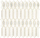 11x11 Lavaliere Clover Trellis Linear Mosaic Mixed-Color Polished Natural Marble Tile