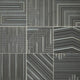 8x8 Geometric Fusion Abstract Pattern Linear Patterned Metallic-Look Matte Textured Porcelain Tile