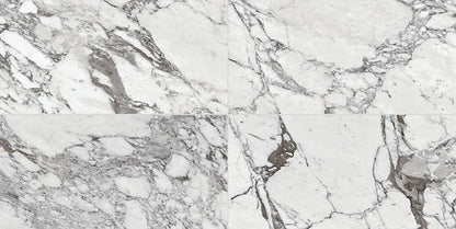 12x24 Marble Attache Lavish Natural Marble-Look Matte Smooth Porcelain Tile