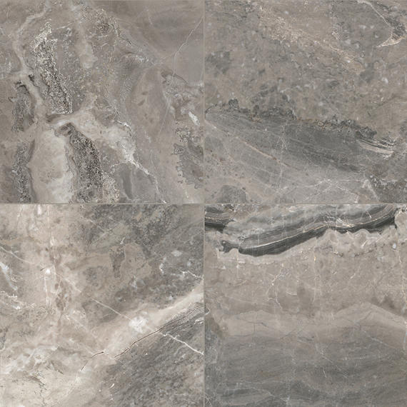 24x24 Marble Attache Natural Marble-Look Satin Smooth Porcelain Tile