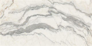 Gray Marble - 12x24 Gamma Intense Veining Natural Marble-Look Polished Smooth Stone Tile