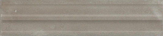 2x9 Indoterra Natural Concrete-Look Matte 3D-Geometric Fluted Porcelain Tile