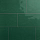 12x24 Luminique Handcrafted Solid-Color Glossy Smooth Ceramic Tile