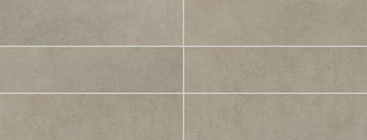 6x24 Indoterra Stepwise Concrete-Look Matte Smooth Porcelain Tile