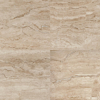 24x24 Marble Attache Natural Marble-Look Polished Smooth Porcelain Tile