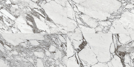 24x48 Marble Attache Lavish Natural Marble-Look Polished Smooth Porcelain Tile