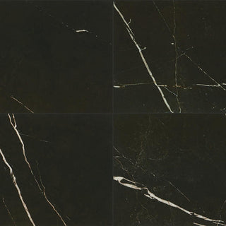 24x24 Marble Attache Natural Marble-Look Satin Smooth Porcelain Tile