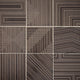 8x8 Geometric Fusion Abstract Pattern Linear Patterned Metallic-Look Matte Textured Porcelain Tile