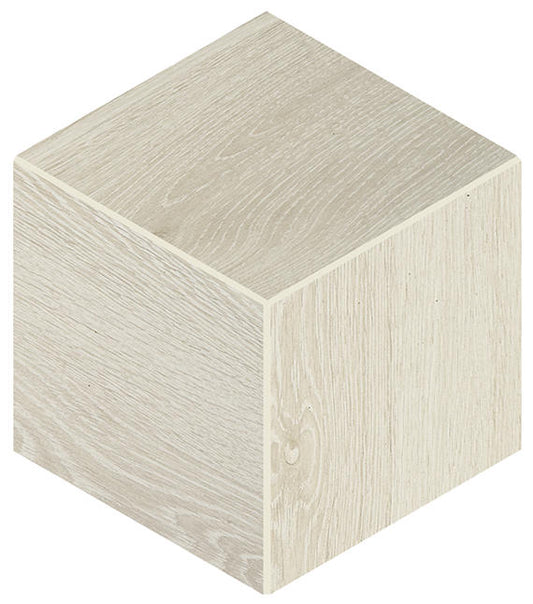 12x12 Emerson Wood Hexagon Rhombille Cube Mosaic Wood-Look Matte Porcelain Tile