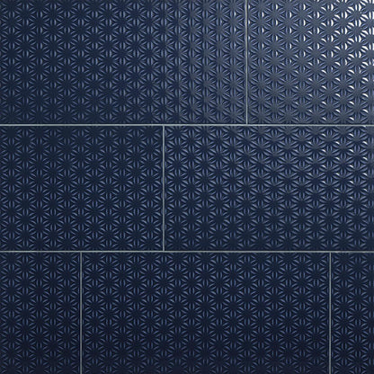 12x24 Luminique Star Natural Solid-Color Glossy Embossed Ceramic Tile