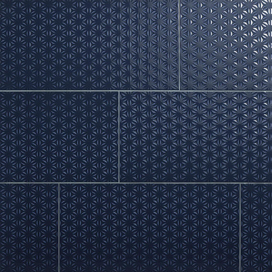 12x24 Luminique Star Natural Solid-Color Glossy Embossed Ceramic Tile