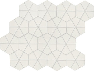 12x15 Stagecraft Multi-Polygon Intricate Geometry Mosaic Solid-Color Matte Smooth Ceramic Tile