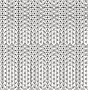 8x8 Kintsugi Star  Patterned Mixed-Color Glossy Smooth Porcelain Tile Charcoal Gray