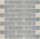 12x12 Metallica Lattice Weave  Mosaic Metallic-Look Satin Smooth Metal Tile Silver Gray