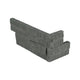 6x18 Mountain Stone-Look Matte Textured Sandstone Tile Charcoal Gray