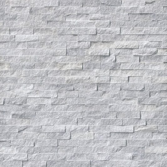 6x24 Cosmic Natural-Look Matte Textured Marble Tile Pale Gray