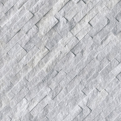 6x24 Cosmic Natural-Look Matte Textured Marble Tile Pale Gray