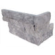6x18 Glacial Natural-Look Matte Textured Marble Tile Light Gray