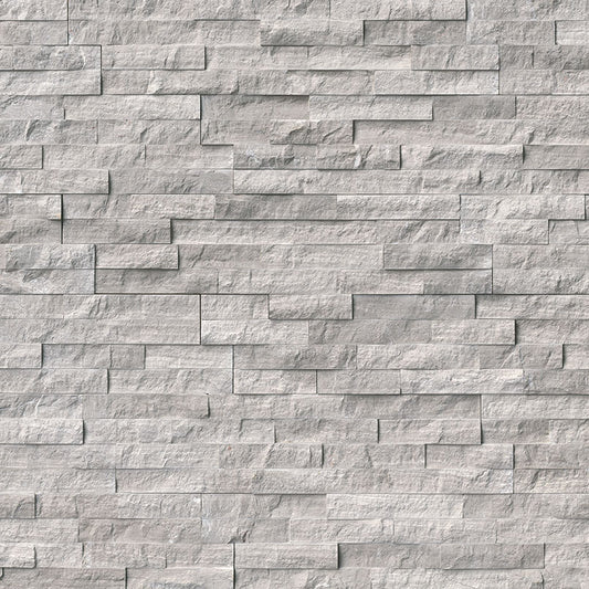 6x24 Gray Natural-Look Matte Textured Marble Tile Stone Grey