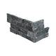 6x18 Coal Stone-Look Matte Textured Quartzite Tile Coal Gray