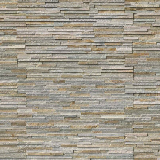 6x24 Golden Thin Stone-Look Matte Textured Quartzite Tile