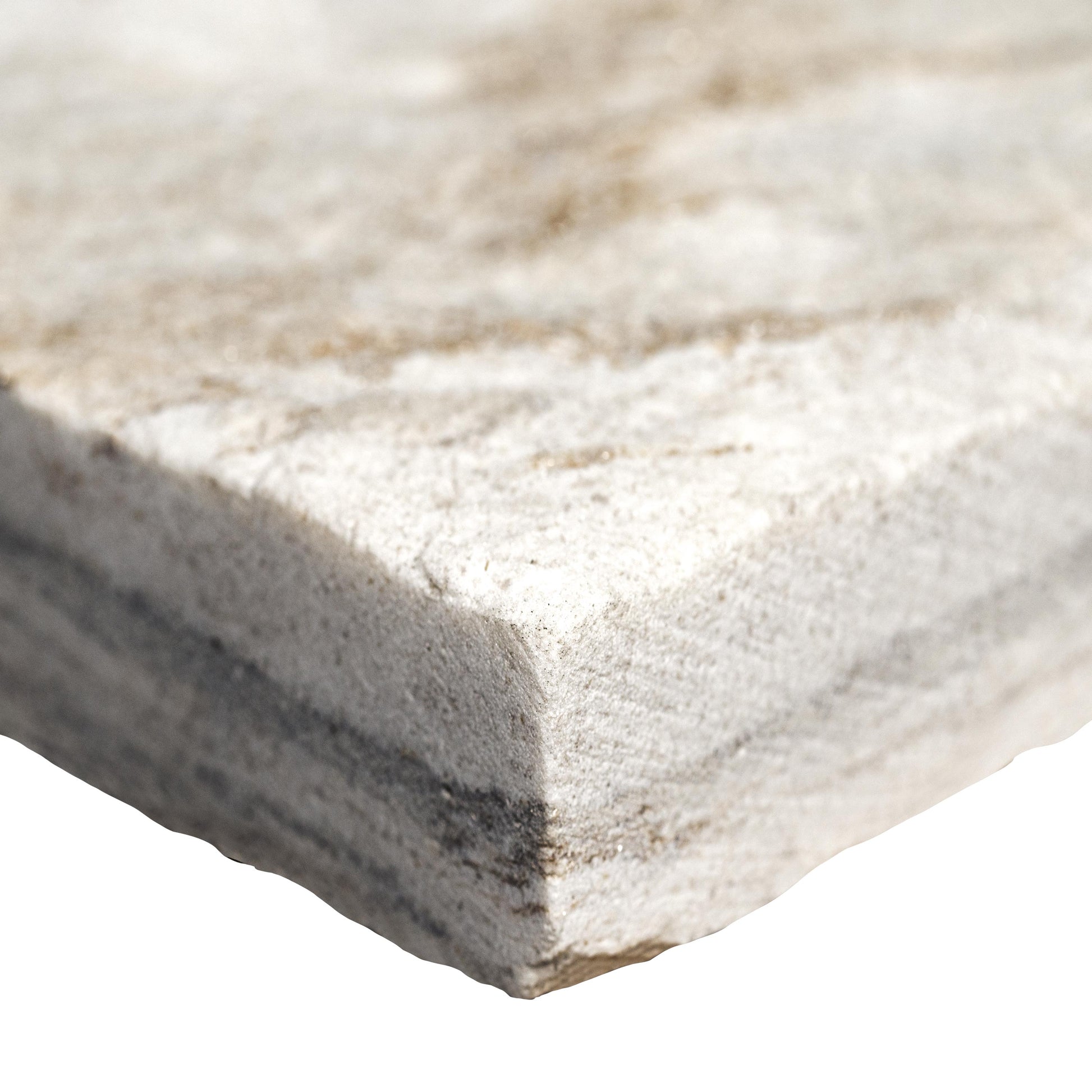 9x24 Royal Natural-Look Matte Textured Quartzite Tile Soft White