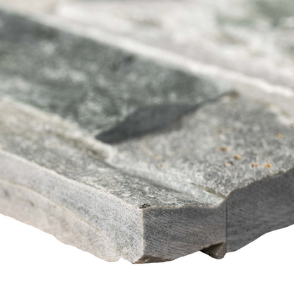 9x24 Sierra Natural-Look Matte Textured Quartzite Tile Blue Grey