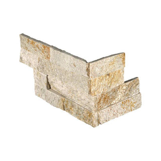 Warm Beige - 6x18 Sparkling Stone-Look Matte Textured Quartzite Tile