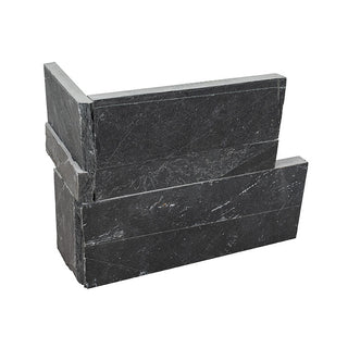 Gray Black - 9x18 Premium Natural-Look Matte Textured Slate Tile