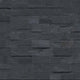 9x24 Premium Natural-Look Matte Textured Slate Tile Gray Black