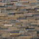 6x24 Rustic Natural-Look Matte Textured Slate Tile Rustic Brown
