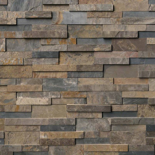 6x24 Rustic Natural-Look Matte Textured Slate Tile