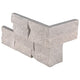 6x18 Iceland Stone-Look Matte Textured Travertine Tile Light Gray