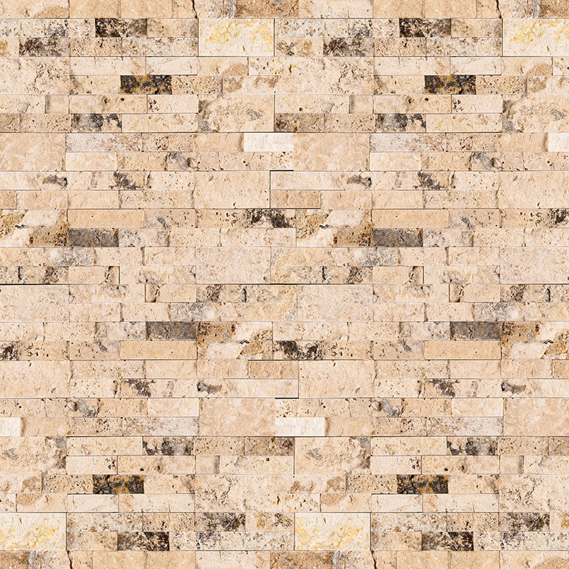 6x24 Philadelphia Natural-Look Matte Textured Travertine Tile Cream Beige