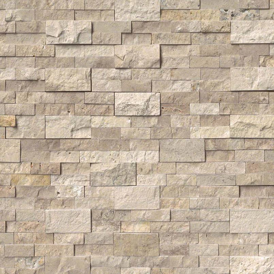 6x24 Roman Natural-Look Matte Textured Travertine Tile Beige Stone