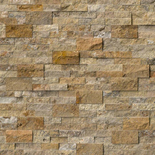 Warm Beige - 6x24 Tuscany Stone-Look Matte Textured Travertine Tile