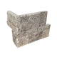 9x18 Silver Natural-Look Matte Textured Travertine Tile Light Grey