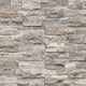 9x24 Silver Natural-Look Matte Textured Travertine Tile Light Grey