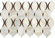 11x7 Predella Arabesque  Mosaic Natural-Look Polished Smooth Stone Tile Off White