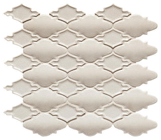12x14 Serliana Arabesque Moroccan Mosaic Solid-Color Matte Smooth Porcelain Tile