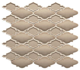 12x14 Serliana Arabesque Moroccan Mosaic Solid-Color Matte Smooth Porcelain Tile