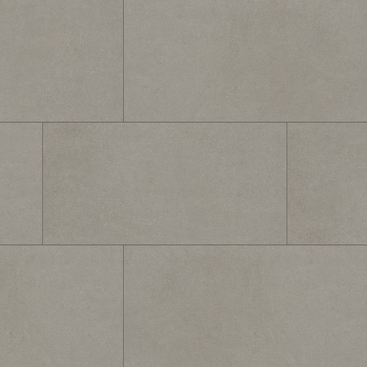24x48 Cementique Natural-Look Matte Textured Cement Tile Light Gray