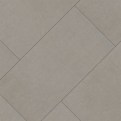 24x48 Cementique Natural-Look Matte Textured Cement Tile Light Gray