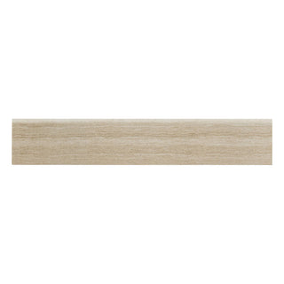 Beige Cream - 3x18 Charisma Bullnose Wood-Look Matte Smooth Ceramic Tile