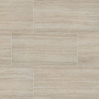 24x48 Cordova Travertine-Look Matte Smooth Porcelain Tile